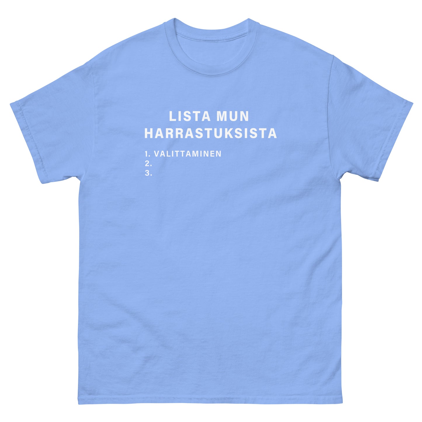 Lista Mun Harrastuksista Valittaminen