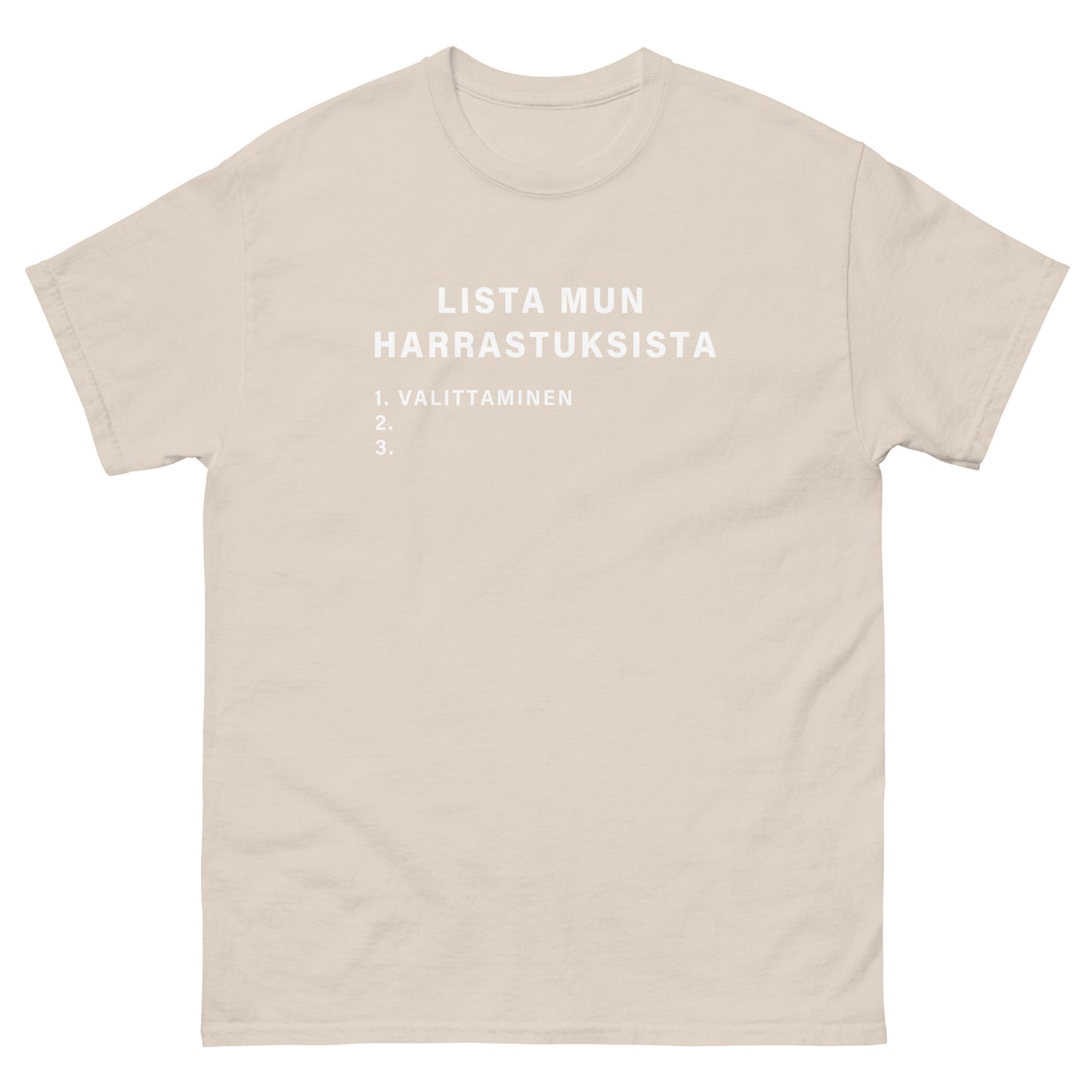 Lista Mun Harrastuksista Valittaminen