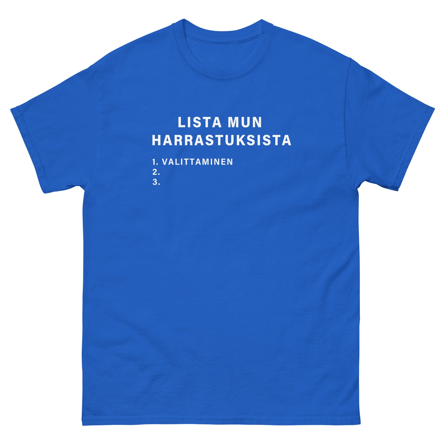 Lista Mun Harrastuksista Valittaminen