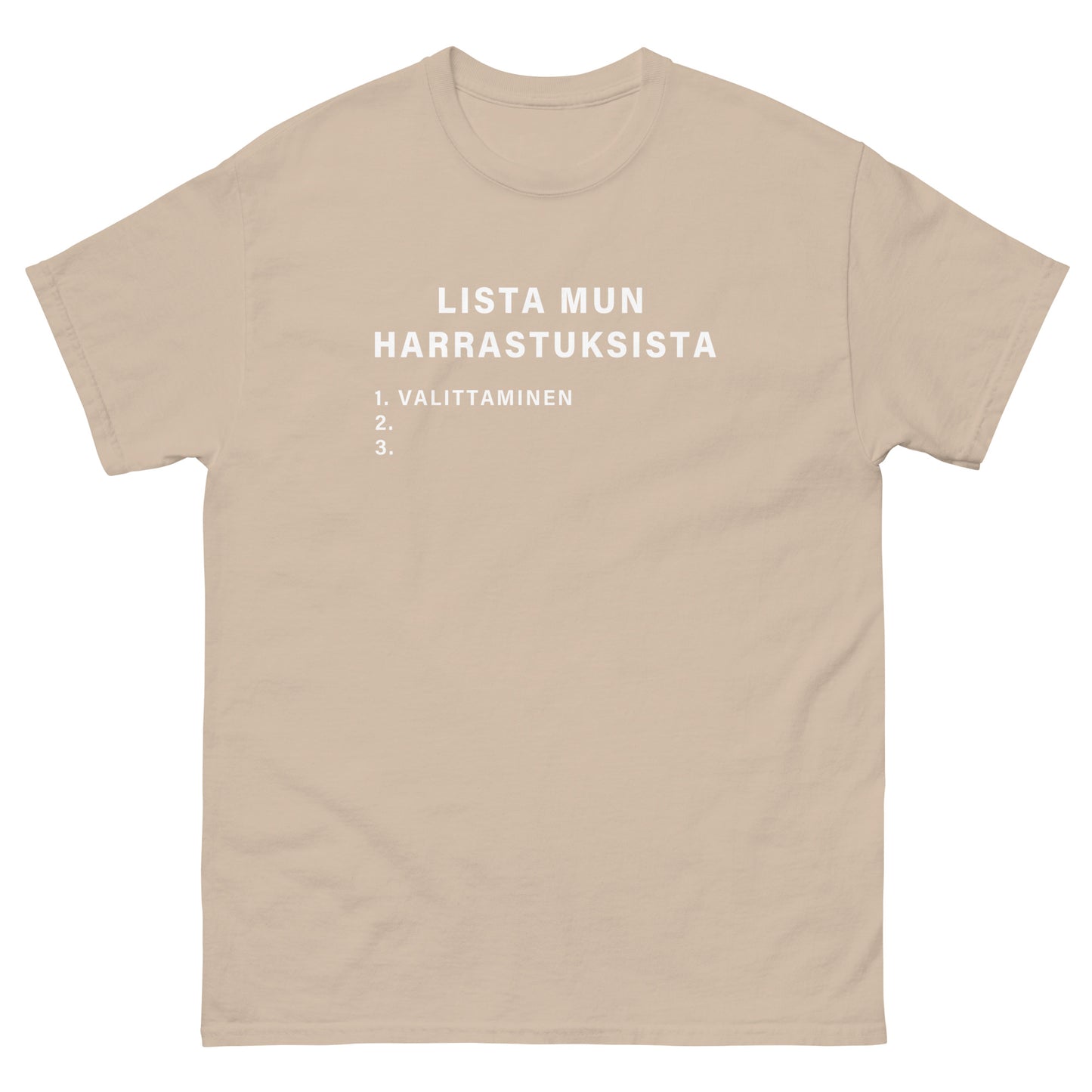 Lista Mun Harrastuksista Valittaminen